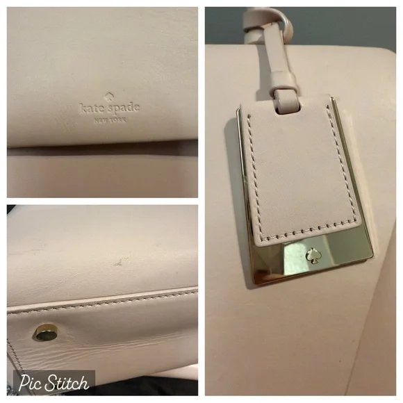 Kate spade Madison Ave pink leather flap satchel & wallet - Picture 8 of 11